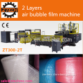 2 layers PE twin screw air bubble film machine